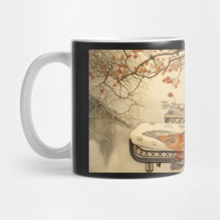 Classic Japanese Style Geisha Artwork Mug